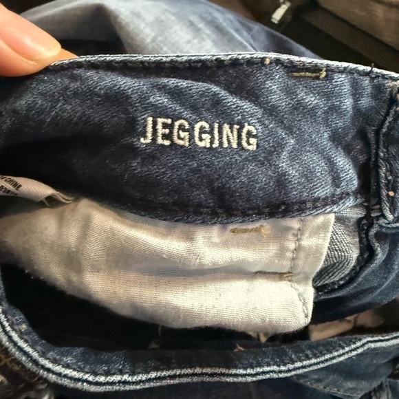 American Eagle Outfitters Blue Skinny Jeans Medium Wash - Picture 3 of 6